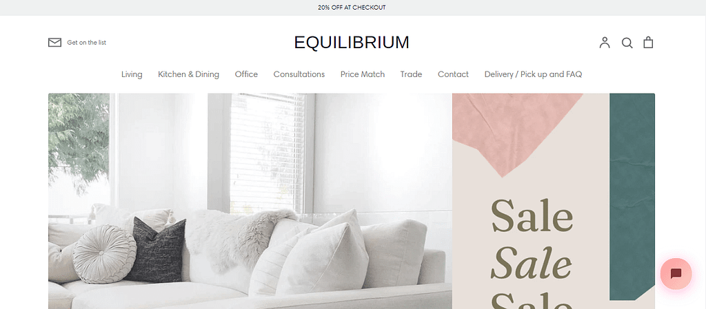 Furniture Store Equilibrium